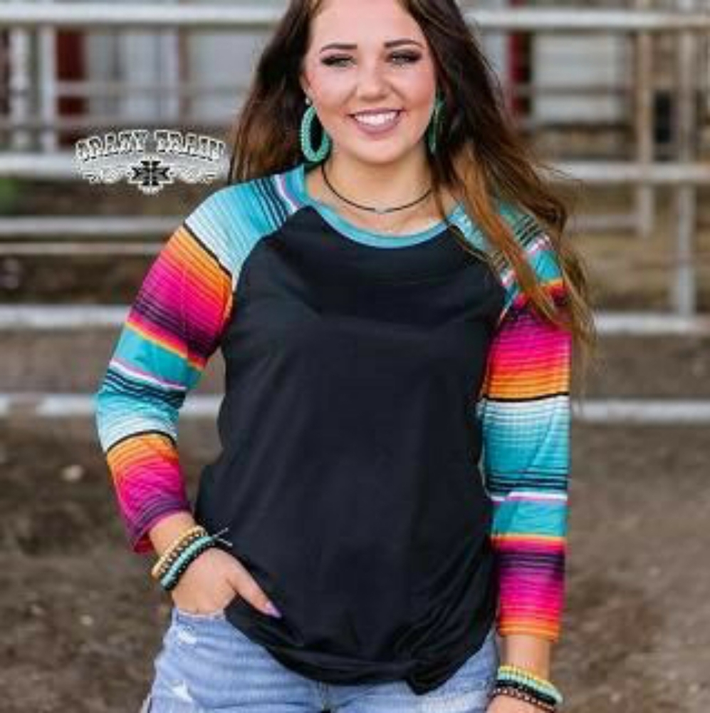 🚨SOLD Crazy Train Blouse